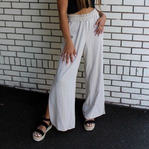 Tan flowy pants